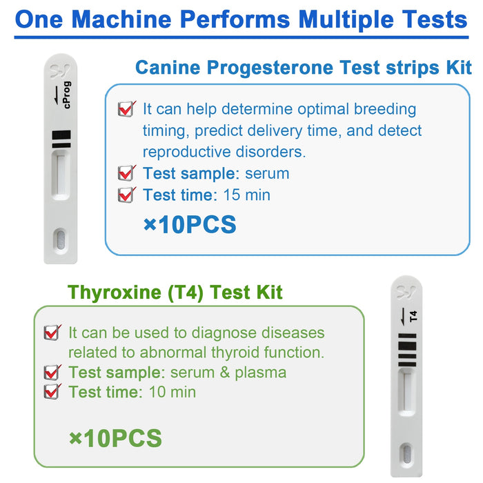 Pet Health Monitor - Comprehensive Progesterone & Thyroxine Test Machine