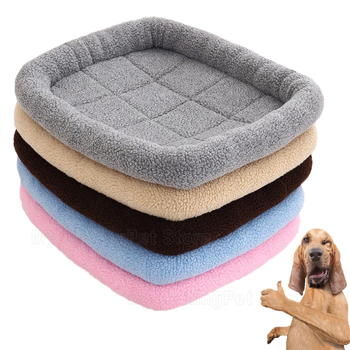 Fluffy Calming Pet Bed Fleece Mats